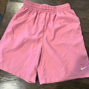 Boys Nike Dri-FIT Pink Shorts